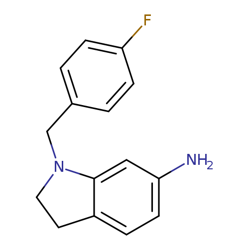 1-[(4-fluorophenyl)methyl]-2,3-dihydro-1H-indol-6-amine