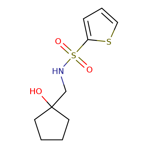 N-[(1-hydroxycyclopentyl)methyl]thiophene-2-sulfonamide