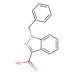 1H-​Indazole-​3-​carboxylic acid, 1-​(phenylmethyl)​-