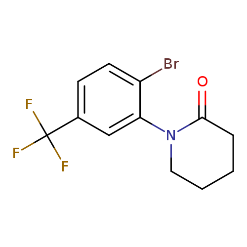1-(2-Bromo-5-trifluoromethylphenyl)piperidin-2-one