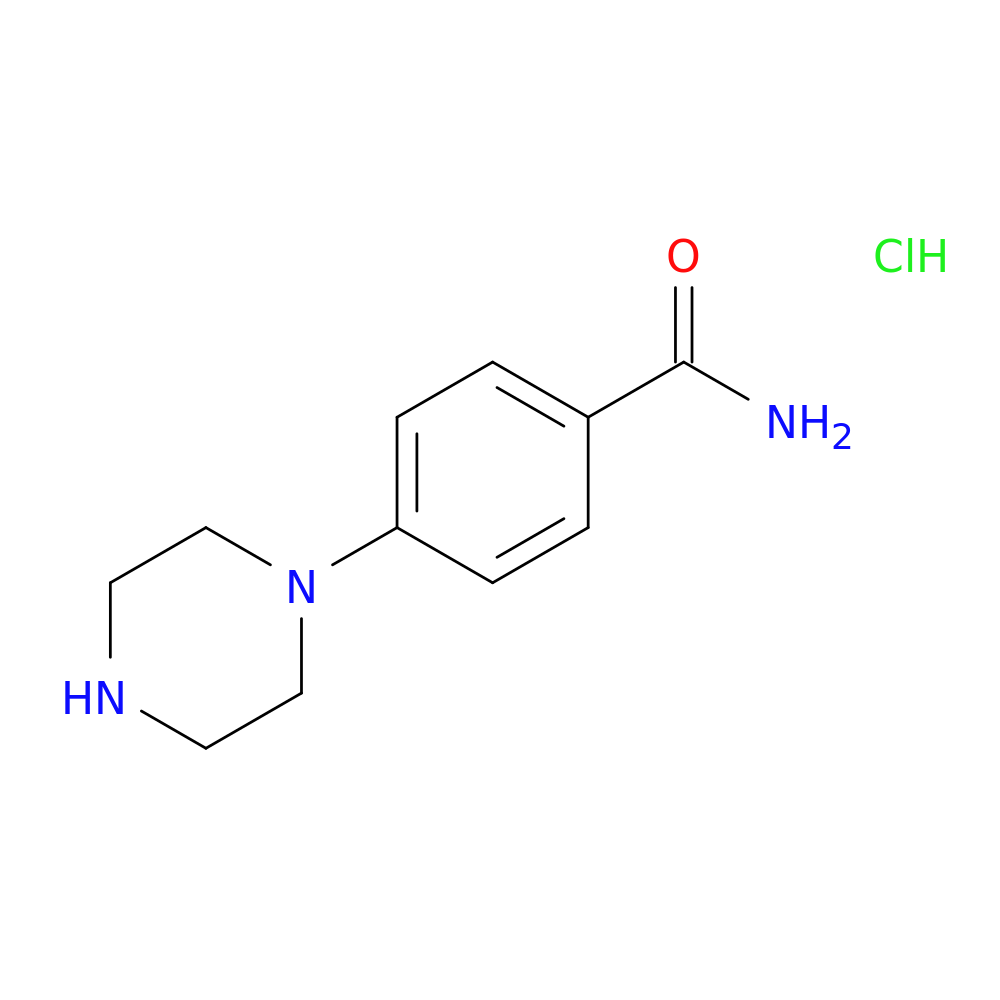 4-(piperazin-1-yl)benzamide hydrochloride