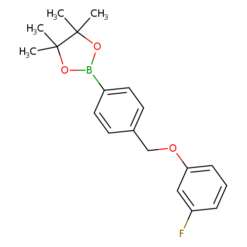 2-(4-((3-fluorophenoxy)methyl)phenyl)-4,4,5,5-tetramethyl-1,3,2-dioxaborolane