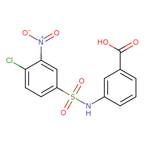 3-(4-chloro-3-nitrobenzenesulfonamido)benzoic acid