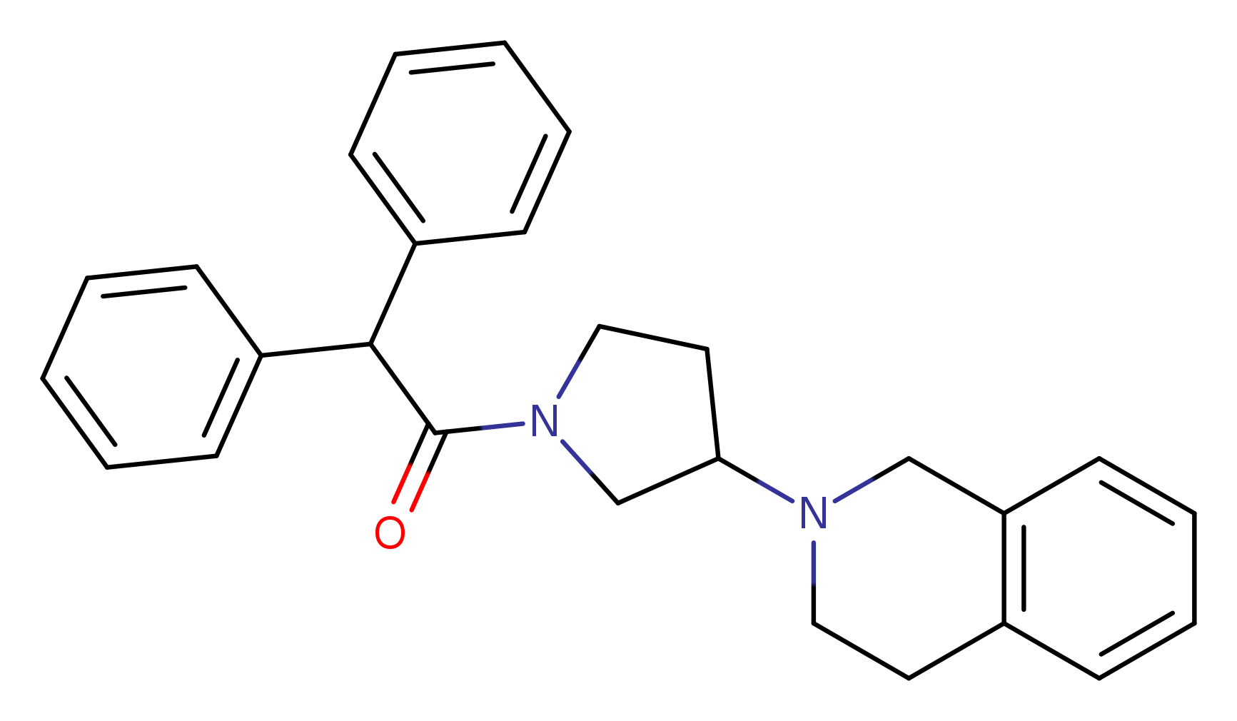 2,2-diphenyl-1-[3-(1,2,3,4-tetrahydroisoquinolin-2-yl)pyrrolidin-1-yl]ethan-1-one