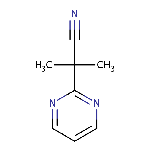 2-Methyl-2-(pyrimidin-2-yl)propanenitrile