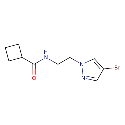 Cyclobutanecarboxylic acid [2-(4-bromo-pyrazol-1-yl)-ethyl]-amide