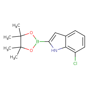 7-chloro-2-(4,4,5,5-tetramethyl-1,3,2-dioxaborolan-2-yl)-1H-indole
