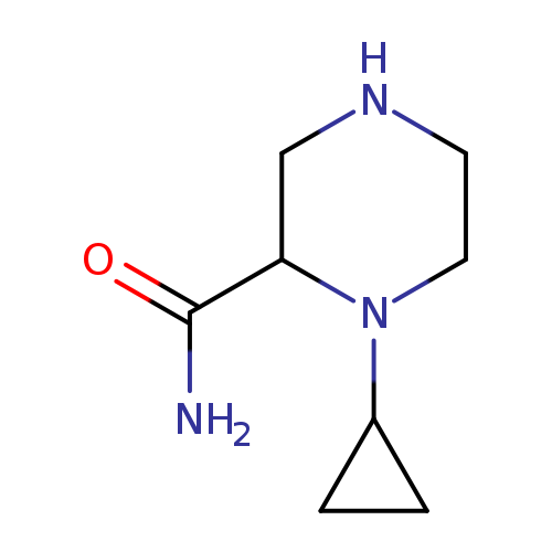 1-cyclopropylpiperazine-2-carboxamide