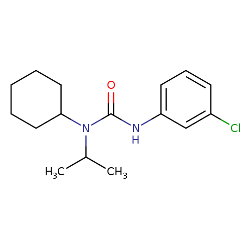 3-(3-chlorophenyl)-1-cyclohexyl-1-(propan-2-yl)urea