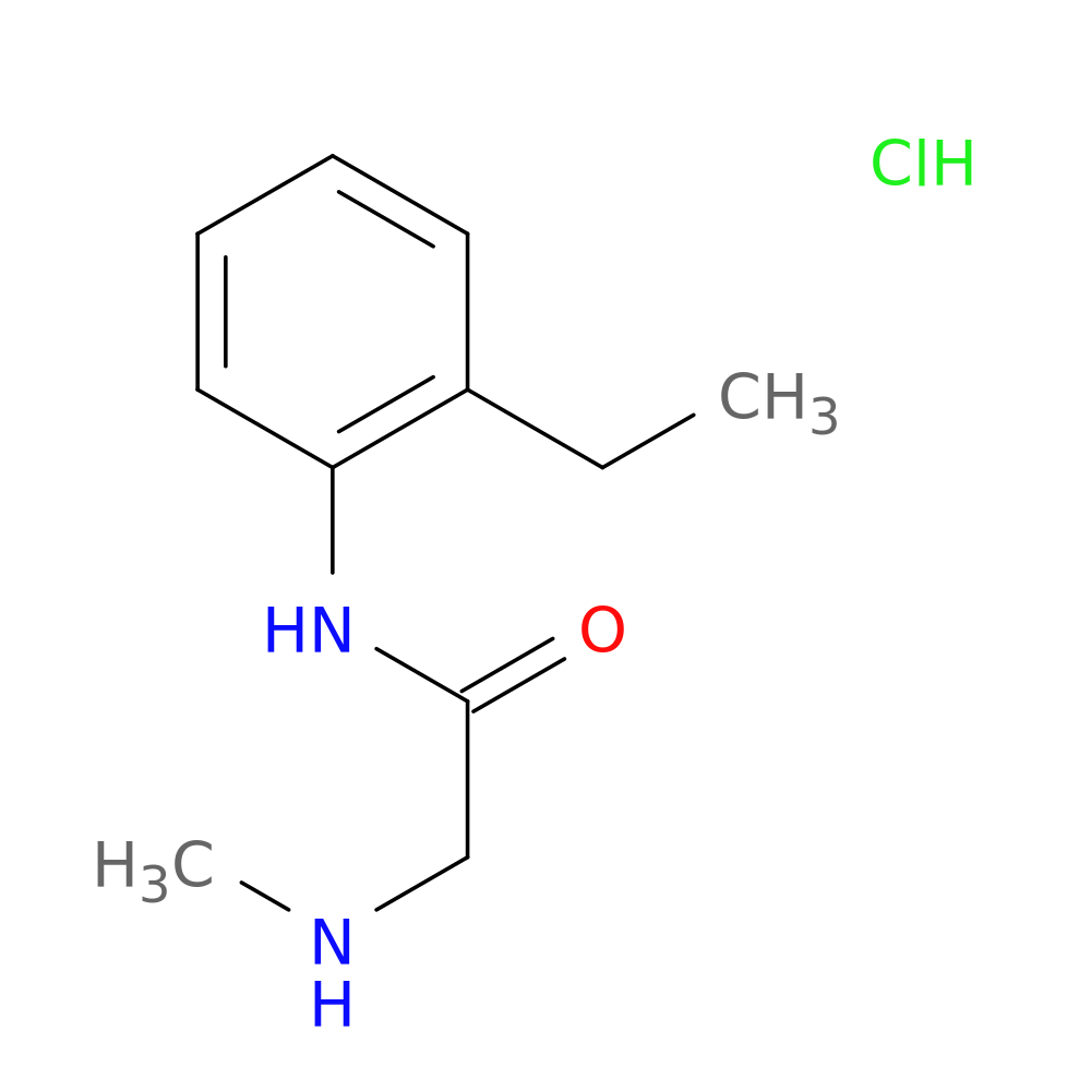 N-(2-ethylphenyl)-2-(methylamino)acetamide hydrochloride