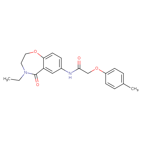 N-(4-ethyl-5-oxo-2,3,4,5-tetrahydro-1,4-benzoxazepin-7-yl)-2-(4-methylphenoxy)acetamide