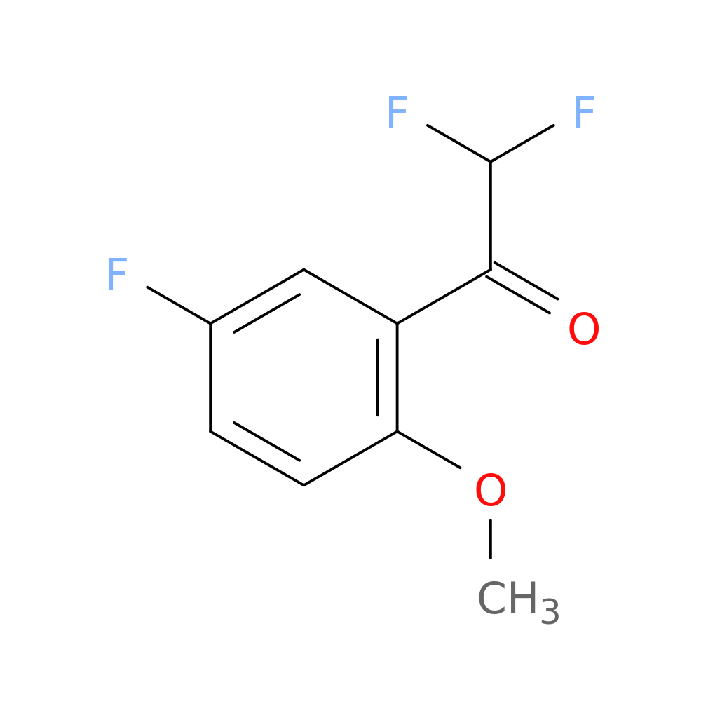 2,2-Difluoro-1-(5-fluoro-2-methoxyphenyl)ethanone