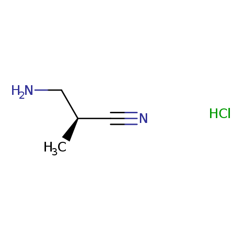 (2S)-3-amino-2-methylpropanenitrile hydrochloride