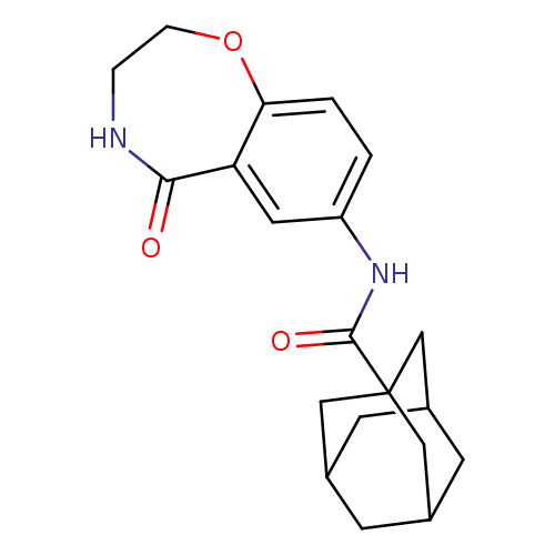 N-(5-oxo-2,3,4,5-tetrahydro-1,4-benzoxazepin-7-yl)adamantane-1-carboxamide