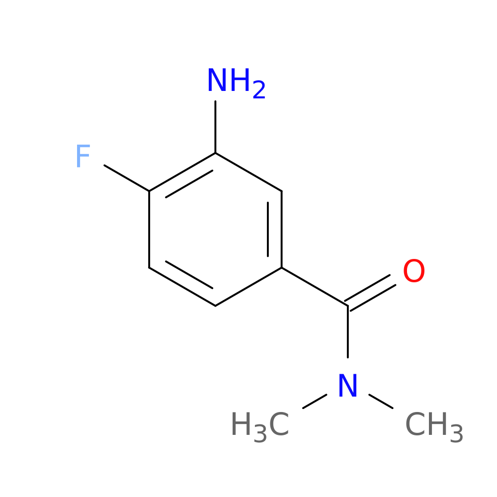 3-amino-4-fluoro-N,N-dimethylbenzamide