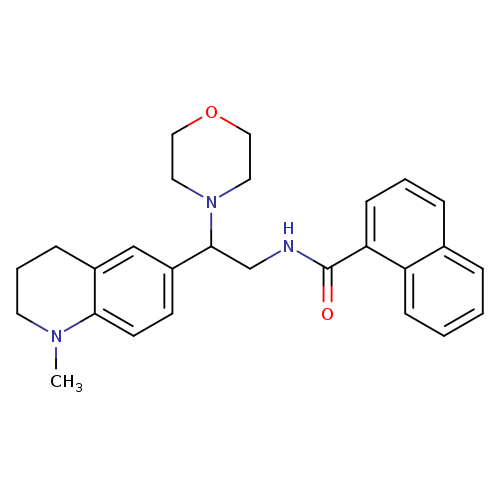 N-[2-(1-methyl-1,2,3,4-tetrahydroquinolin-6-yl)-2-(morpholin-4-yl)ethyl]naphthalene-1-carboxamide