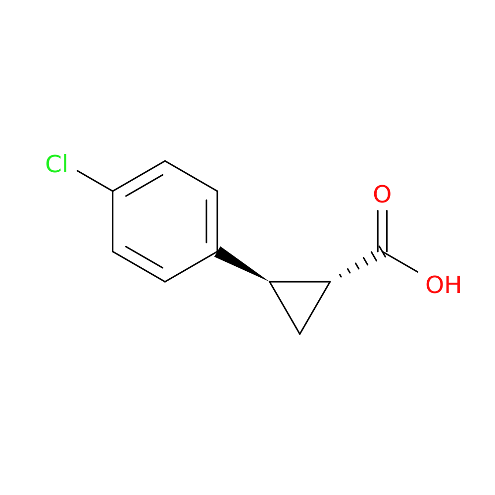 rac-(1R,2R)-2-(4-chlorophenyl)cyclopropane-1-carboxylic acid