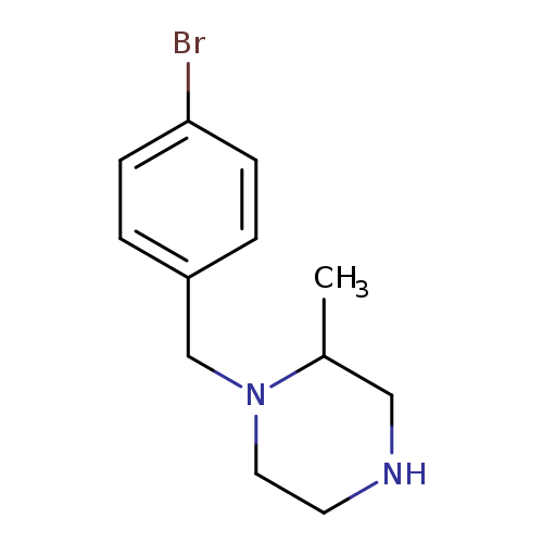 1-[(4-bromophenyl)methyl]-2-methylpiperazine