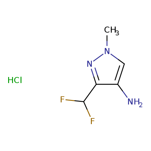 3-(Difluoromethyl)-1-methyl-1H-pyrazol-4-amine hydrochloride