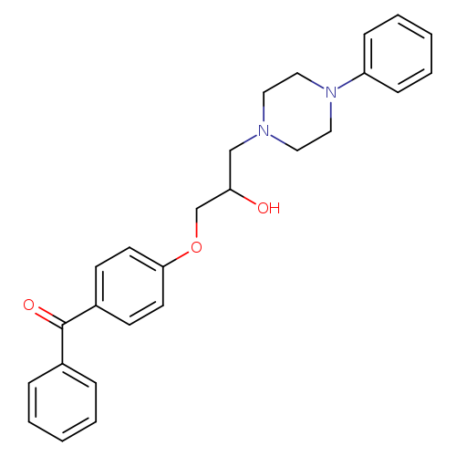 1-(4-benzoylphenoxy)-3-(4-phenylpiperazin-1-yl)propan-2-ol