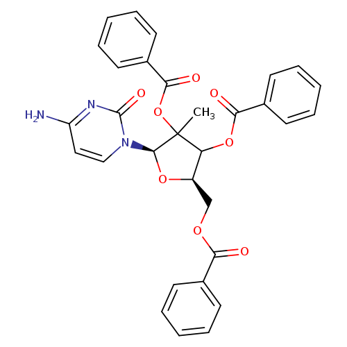 2',3',5'-Tri-O-benzoyl-2'-C-methyl-D-cytidine