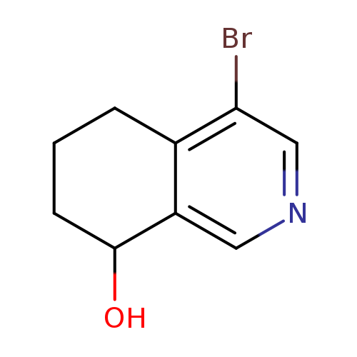 4-Bromo-5,6,7,8-tetrahydroisoquinolin-8-ol