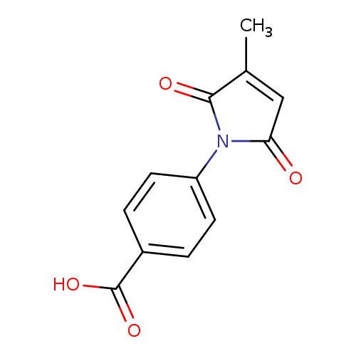 Benzoic acid, 4-(2,5-dihydro-3-methyl-2,5-dioxo-1H-pyrrol-1-yl)-