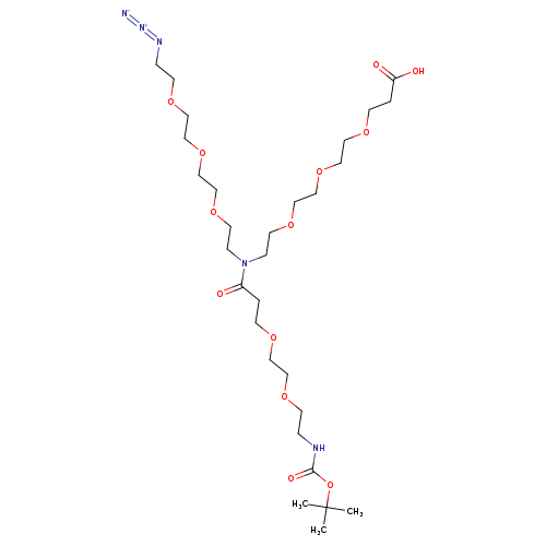 N-(Azido-PEG3)-N-(PEG2-NH-Boc)-PEG3-acid