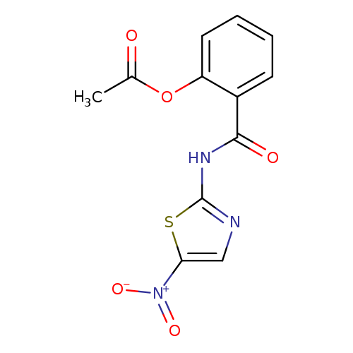 Benzamide, 2-(acetyloxy)-N-(5-nitro-2-thiazolyl)-