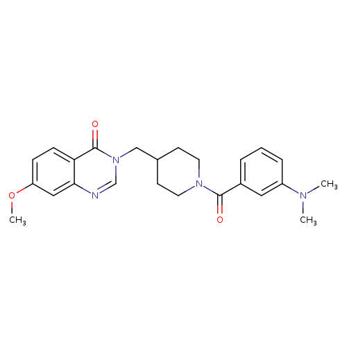 3-({1-[3-(dimethylamino)benzoyl]piperidin-4-yl}methyl)-7-methoxy-3,4-dihydroquinazolin-4-one