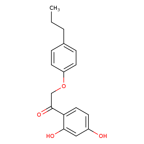 1-(2,4-dihydroxyphenyl)-2-(4-propylphenoxy)ethan-1-one