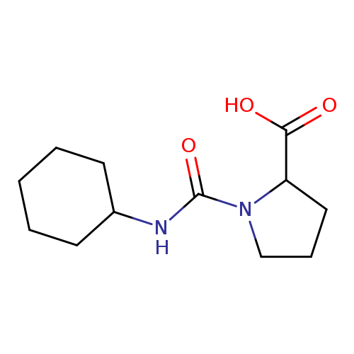 1-(Cyclohexylcarbamoyl)pyrrolidine-2-carboxylic acid