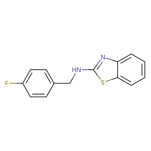 N-[(4-fluorophenyl)methyl]-1,3-benzothiazol-2-amine