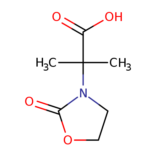 2-methyl-2-(2-oxo-1,3-oxazolidin-3-yl)propanoic acid