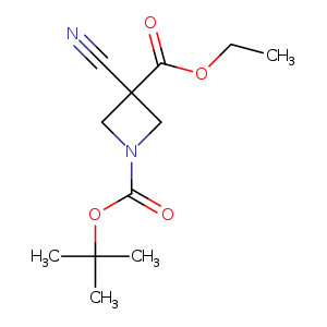 Ethyl 1-Boc-3-cyanoazetidine-3-carboxylate