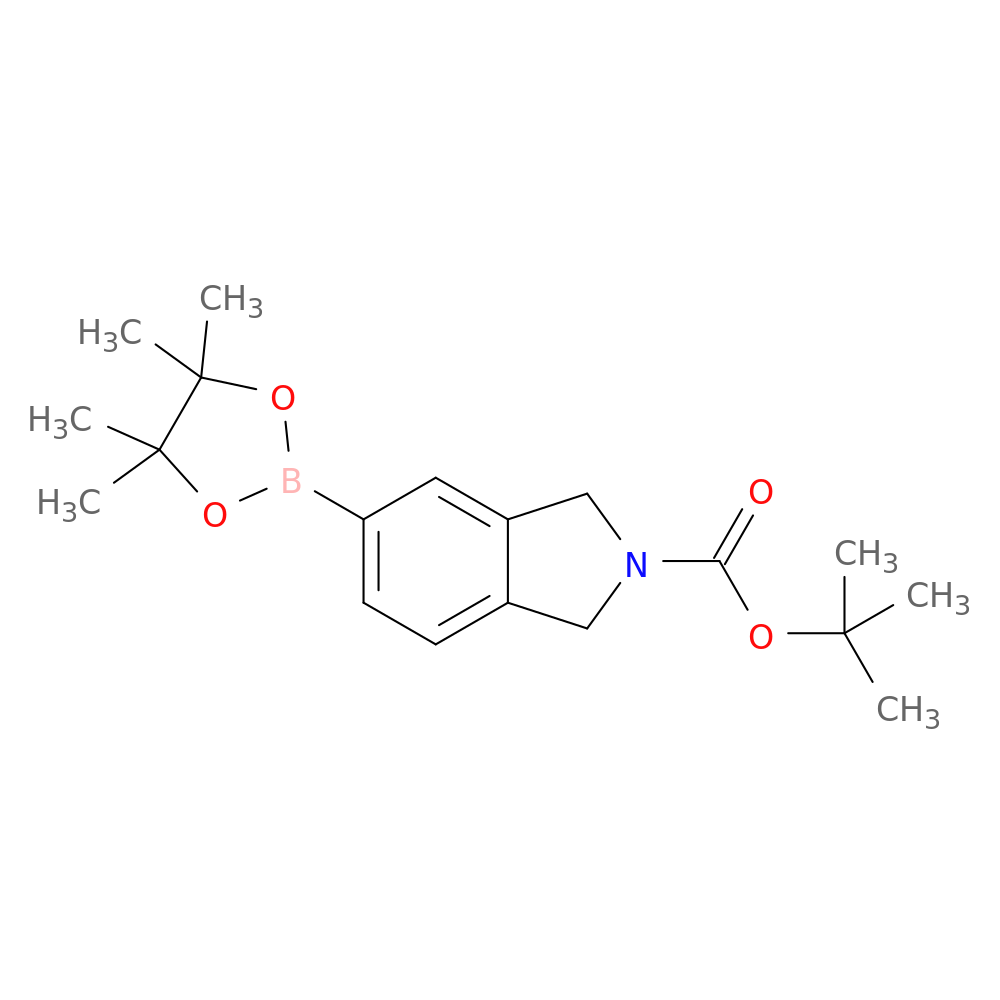 tert-Butyl 5-(4,4,5,5-tetramethyl-1,3,2-dioxaborolan-2-yl);isoindoline-2-carboxylate