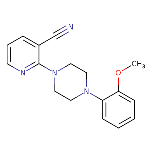 2-[4-(2-methoxyphenyl)piperazin-1-yl]pyridine-3-carbonitrile