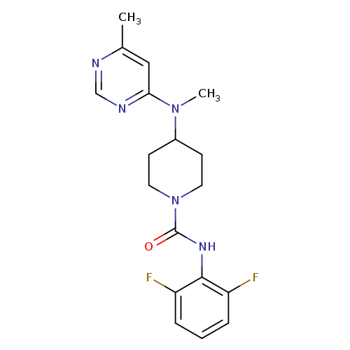 N-(2,6-difluorophenyl)-4-[methyl(6-methylpyrimidin-4-yl)amino]piperidine-1-carboxamide