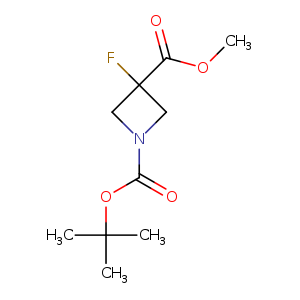 1,3-Azetidinedicarboxylic acid, 3-fluoro-, 1-(1,1-dimethylethyl) 3-methyl ester