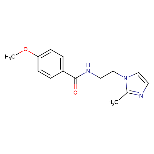 4-methoxy-N-[2-(2-methyl-1H-imidazol-1-yl)ethyl]benzamide