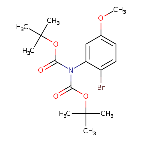 tert-Butyl N-(2-bromo-5-methoxyphenyl)-N-[(tert-butoxy)carbonyl]carbamate