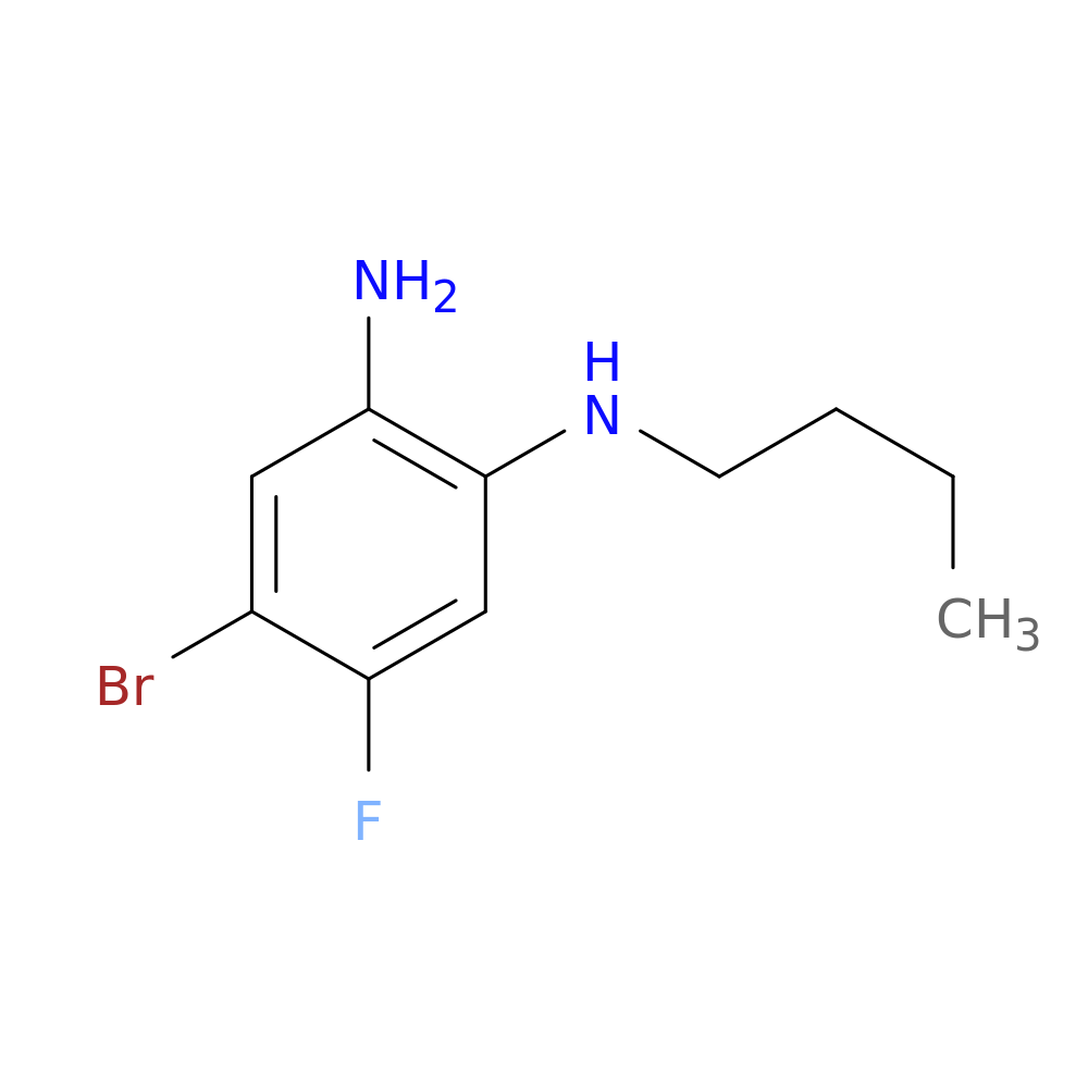 4-Bromo-1-N-butyl-5-fluorobenzene-1,2-diamine