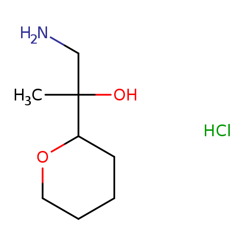 1-amino-2-(oxan-2-yl)propan-2-ol hydrochloride