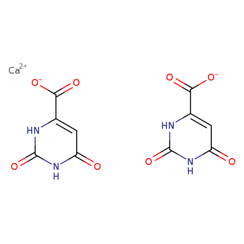 4-Pyrimidinecarboxylic acid, 1,2,3,6-tetrahydro-2,6-dioxo-, calcium salt(2:1)