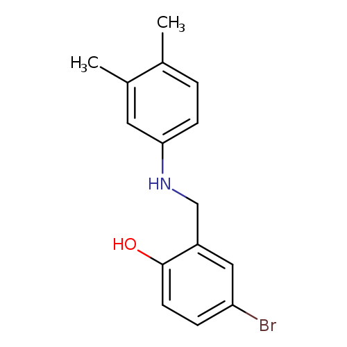 4-bromo-2-{[(3,4-dimethylphenyl)amino]methyl}phenol