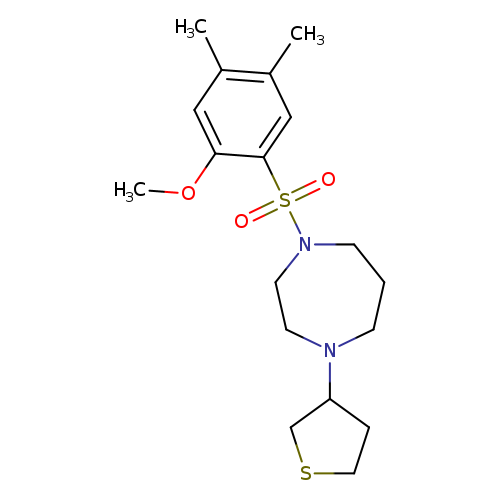 1-(2-methoxy-4,5-dimethylbenzenesulfonyl)-4-(thiolan-3-yl)-1,4-diazepane