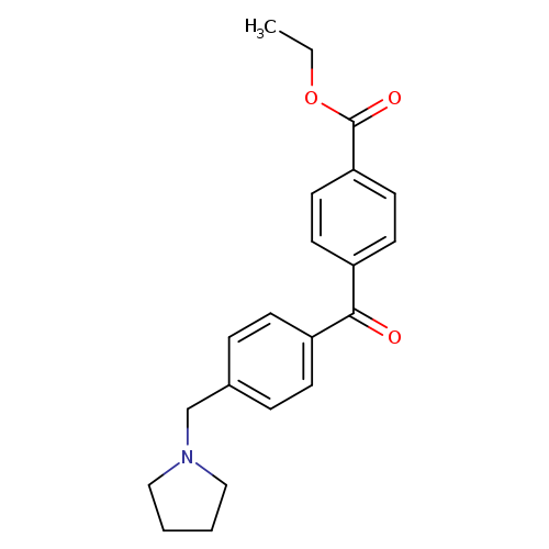 4-Carboethoxy-4'-pyrrolidinomethyl benzophenone
