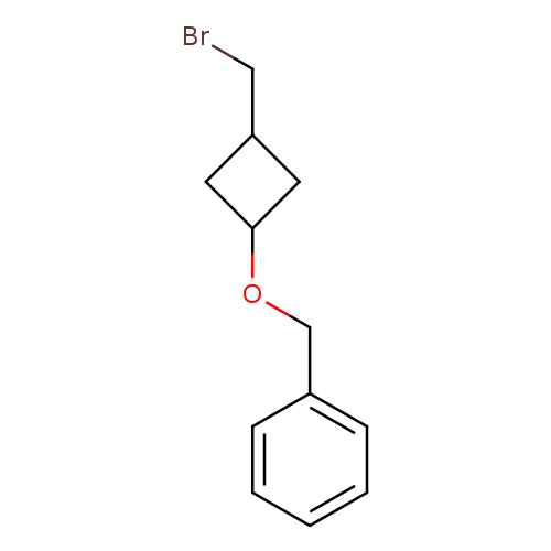 Benzene, [[[3-(bromomethyl)cyclobutyl]oxy]methyl]-