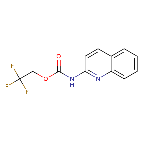 2,2,2-trifluoroethyl N-(quinolin-2-yl)carbamate