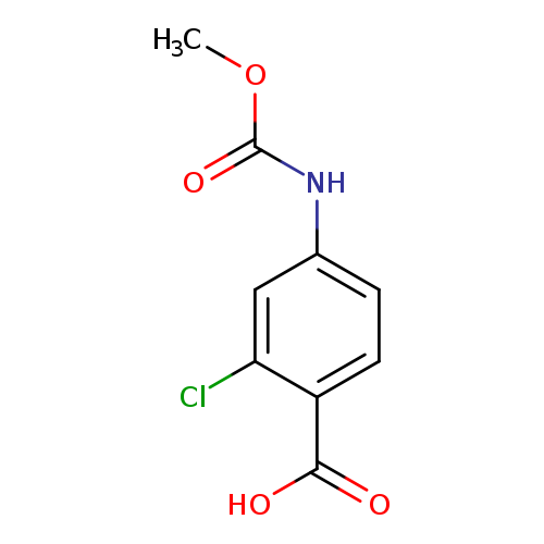 2-chloro-4-[(methoxycarbonyl)amino]benzoic acid